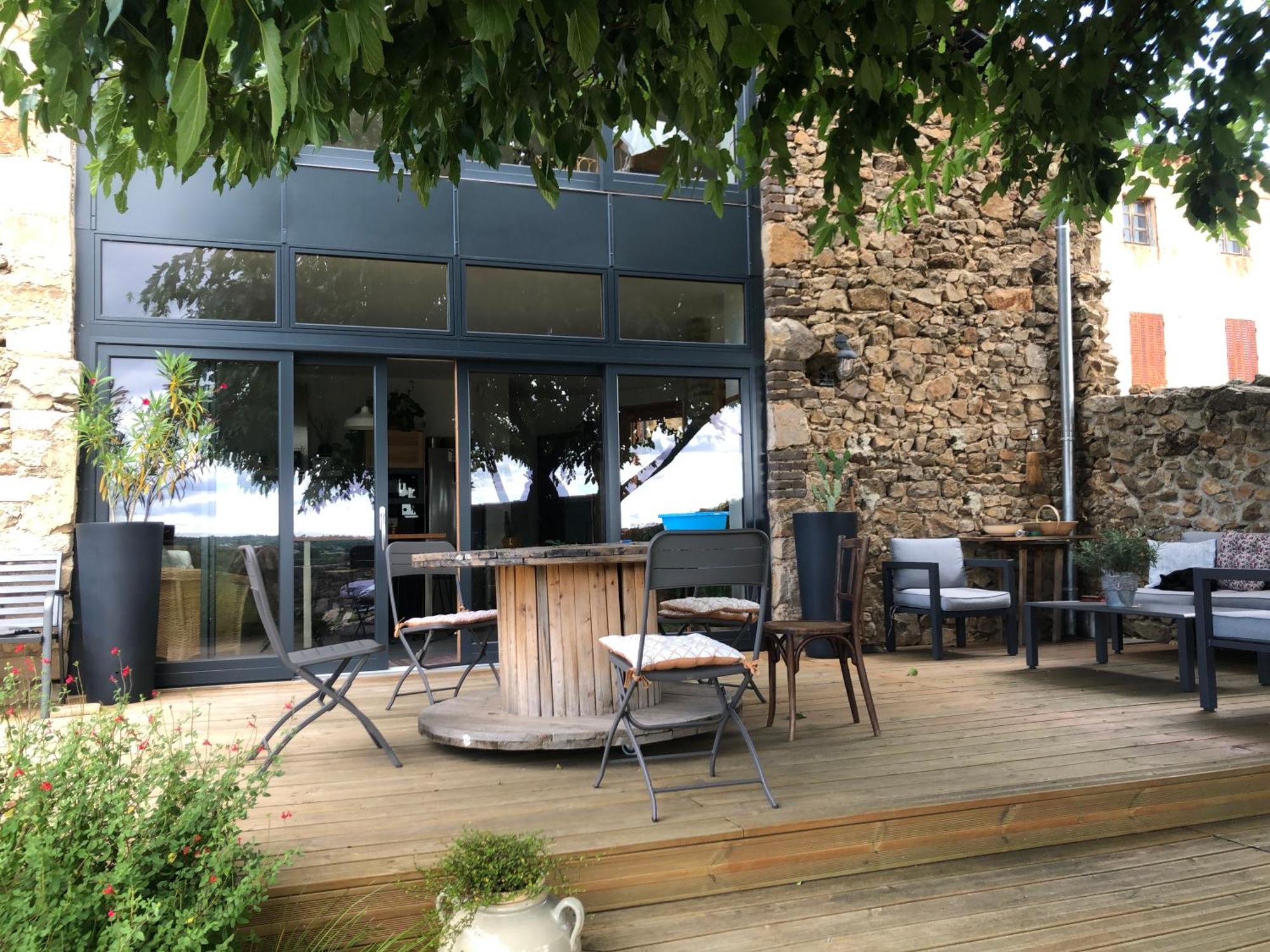 Chambre Spacieuse Le Clos Des Vignes Chavanay Exterior foto